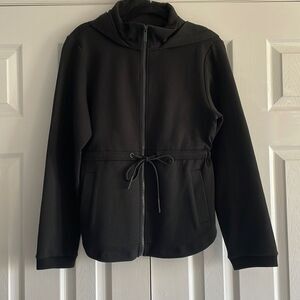 Varley Women’s Black Dehlia Lightweight Zippered Hooded Jacket - Size XS